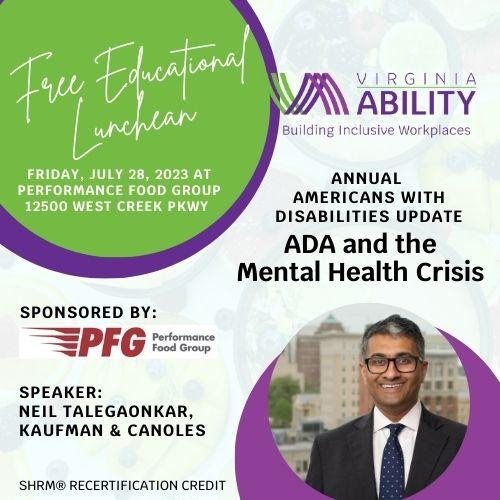 Annual ADA Update - ADA and the Mental Health Crisis